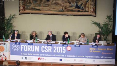 Panel relatori Forum CSR2015