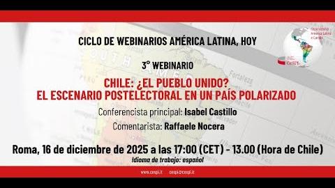 Embedded thumbnail for Chile: ¿El pueblo unido? El escenario postelectoral en un país polarizado