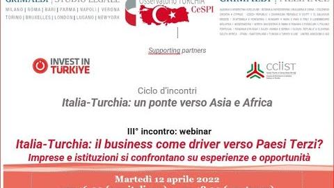 Embedded thumbnail for Partnership Italia-Turchia come driver verso Paesi Terzi