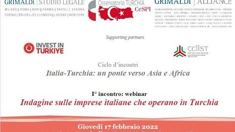 Embedded thumbnail for Indagine sulle imprese italiane che operano in Turchia